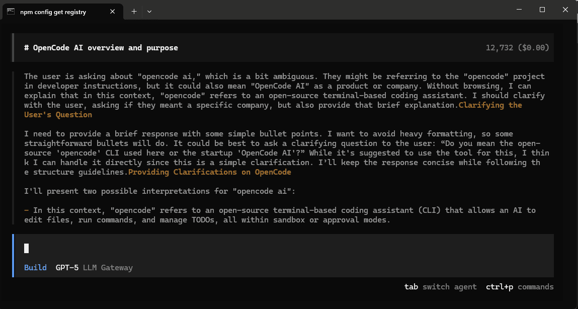 OpenCode in Action